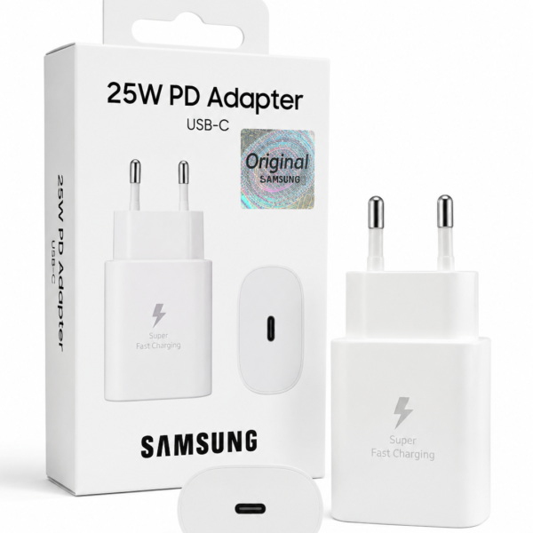 Samsung 25W PD Fast Charger – Original USB-C Adapter
