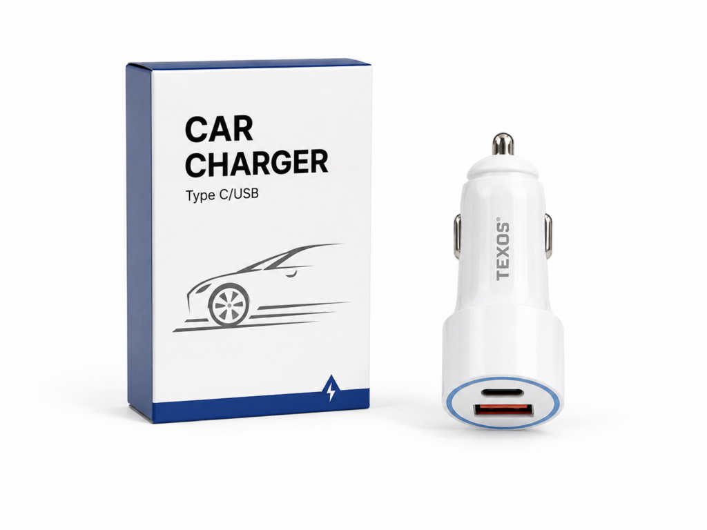Best fast 100W car charger Type C and USB