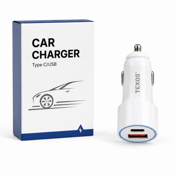 Best fast 100W car charger Type C and USB